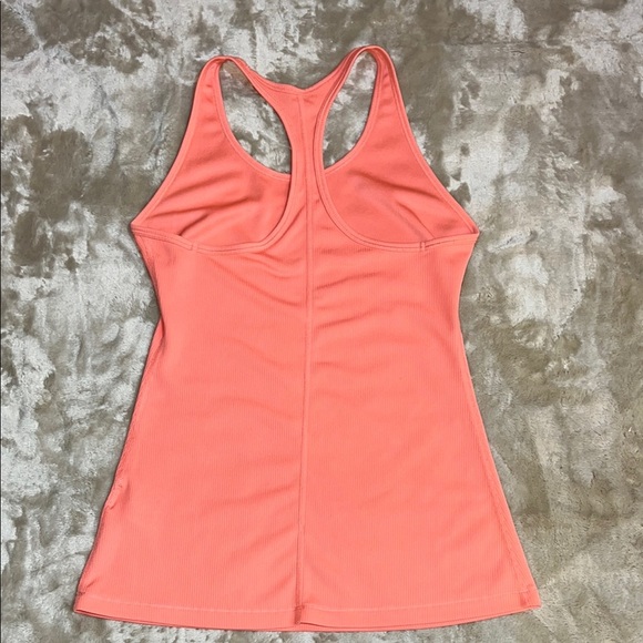 Nike Orange Sleeveless Fitted Backless Tank Top - Picture 4 of 8